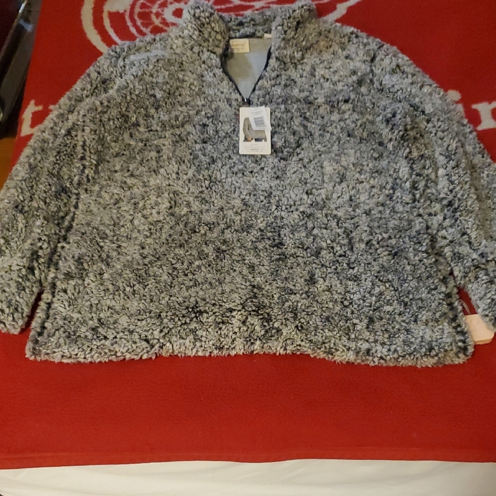 Weatherproof Vintage Gray Sherpa Jacket Womens XL NWT